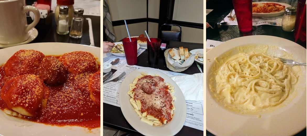 Pagley's Pasta & More Menu
